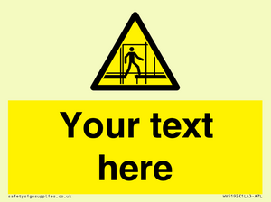 Custom Scaffold Incomplete Sign